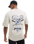 New Era Boston White Sox baseball graphic t-shirt in off white