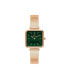ფოტო #1 პროდუქტის Women's Quadro Studio 23K Rose Gold PVD Plated Stainless Steel Watch 22 x 22mm