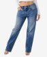 ფოტო #3 პროდუქტის Women's Ricki Relaxed Straight Jeans