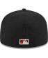Фото #4 товара Men's Black San Francisco Giants Meteor 59FIFTY Fitted Hat