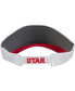 Men's White Utah Utes Logo Performance Adjustable Visor