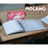 MOLANG Triple Pencil Case With 5 Compartments