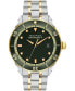 ფოტო #1 პროდუქტის Men's Heritage Two-Tone Stainless Steel Bracelet Watch 43mm