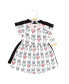 ფოტო #2 პროდუქტის Baby Girls Cotton Dresses, Bonjour