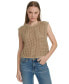 Фото #1 товара Женский свитер без рукавов Calvin Klein Jeans из хлопка с открытой вязкой