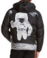 Men's NASA-Inspired Reversible Two-in-One Puffer Jacket with Astronaut Interior