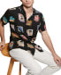 Фото #2 товара Men's Rayon Post Card Short Sleeve Shirt