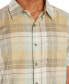 Фото #3 товара Men's Aerobora Patterned Button-Up Short-Sleeve Shirt