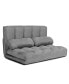Фото #1 товара Foldable 6-Position Adjustable Lounge Sofa