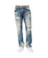 Фото #1 товара Men's Artisan Crafted Vintage Wash Slim Straight Premium Jeans