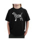 Фото #1 товара Big Boy's Word Art T-shirt - Dog Paw Prints