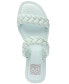 ფოტო #4 პროდუქტის Women's Jocee Double Band Braided Slide Flat Sandals