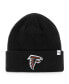Фото #1 товара Головной убор '47 Brand мужской '47 черный вязаная шапка Atlanta Falcons.