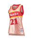 ფოტო #3 პროდუქტის Women's Dominique Wilkins Pink Atlanta Hawks 75th Anniversary Rose Gold 1986 Swingman Jersey