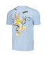 Фото #3 товара Men's Light Blue Looney Tunes Bugs Bunny T-shirt