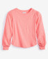 ფოტო #5 პროდუქტის Women's Pointelle-Rib Long-Sleeve Top, Created for Macy's