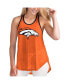 ფოტო #5 პროდუქტის Women's Orange Denver Broncos Tater Tank Top