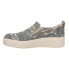 Фото #5 товара TOMS Tristan Camo Wedge Womens Green Sneakers Casual Shoes 10017960T