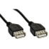 Akyga AK-USB-06 - 1.8 m - USB A - USB A - USB 2.0 - Black