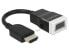 Фото #1 товара Delock 65587 - HDMI Type A (Standard) - VGA (D-Sub) + 3.5mm - Male - Female - 1920 x 120 pixels - Black - White