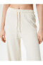 Фото #22 товара 4sak40013ek 001 Kırık Beyaz Kadın Jersey Pantolon