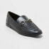 Women's Laurel Loafer Flats - A New Day Black 7