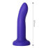 Фото #11 товара Vibrating Color-Changing Dildo Blue to Purple Size M 17 cm
