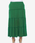 Фото #2 товара Plus Size Tiered Maxi Skirt