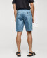 Фото #2 товара Men's Printed Cotton Bermuda Shorts