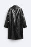 Shiny-effect oversize coat - limited edition