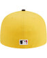 ფოტო #5 პროდუქტის Men's Yellow, Black Chicago Cubs Grilled 59FIFTY Fitted Hat