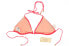 Shoshanna Swimwear 267768 Women's Ultra Orange Bikini Top Swimwear Size B/C