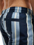 New Look stripe swim short in blue