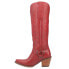 Фото #3 товара Сапоги ковбойские с вышивкой на носке Dingo Heavens To Betsy женские красные Casual Boots 01-D