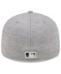 Фото #3 товара Men's Gray Milwaukee Brewers 2024 Clubhouse Low Profile 59FIFTY Fitted Hat