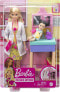 Фото #6 товара Barbie FXP16 - Zahnärztin-Puppe, Blonde, Spielset, kleine Patientenpuppe, Spülbecken, Behandlungsstuhl und vielem mehr, zum Beruf passendes Spielzeug für Kinder im Alter von 3–7 Jahren
