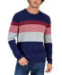 Фото #1 товара Men's Striped Sweater, Created for Macy's