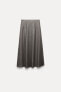 Zw collection two-tone wool skirt