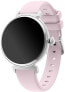 AMOLED Smartwatch DM70 – Silver - Pink