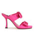 ფოტო #2 პროდუქტის Women's Yoloh Square Toe Tapered Heel Dress Sandals