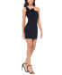 ფოტო #3 პროდუქტის Juniors' Bow-Trim One-Shoulder Dress