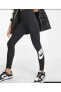 Фото #4 товара Леггинсы Nike Женские Essential черные из хлопка