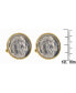 1913 First-Year-Of-Issue Buffalo Nickel Bezel Coin Cuff Links