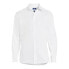 George Modern Fit Dress Shirt Men's Medium White Cotton Longsleeve Solid