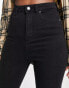 Фото #3 товара DTT Ellie high waisted skinny jeans in black