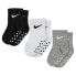 Фото #1 товара NIKE KIDS Core Swoosh Gripper socks 3 pairs