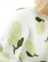 Фото #4 товара Noisy May lemon print jumper in cream