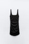 Фото #8 товара Платье из полиамида со стразами ZARA