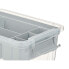 Multi-use Box Grey Transparent Plastic 5 L 29,5 x 14,5 x 19,2 cm (6 Units)