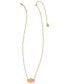 Фото #2 товара Kendra Scott 14k Gold-Plated Drusy Stone 19" Adjustable Pendant Necklace